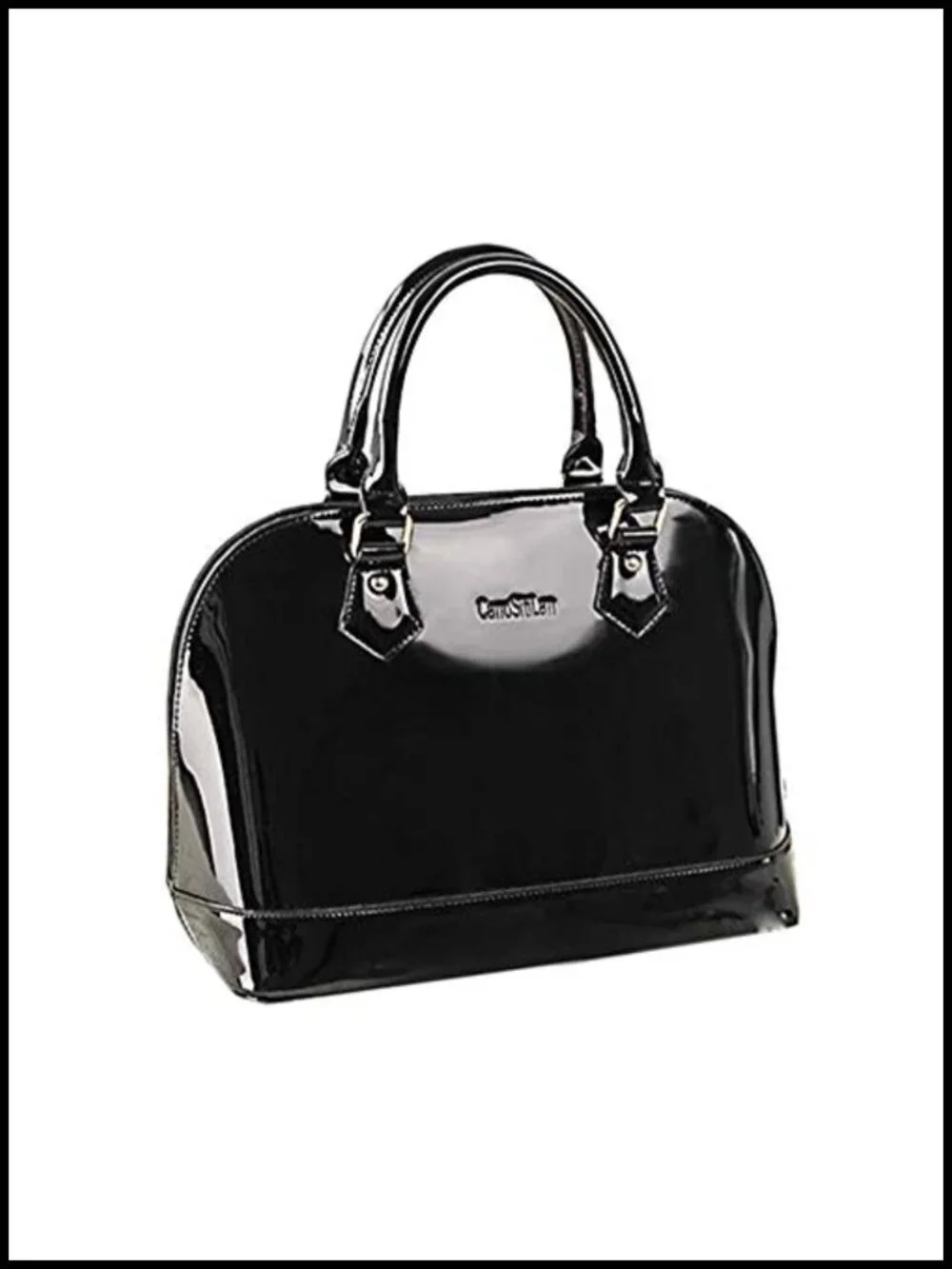 Satchel Purse Large Tote Women's Patent Leather Handbag Shoulder Bag Business